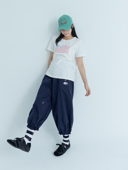 全幅愛心鬍子上衣