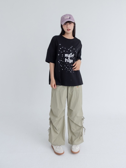 星星女孩寬版上衣
