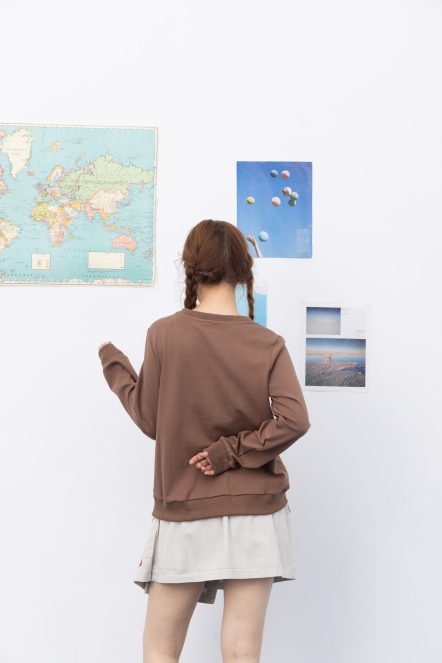 立體拉練貓上衣