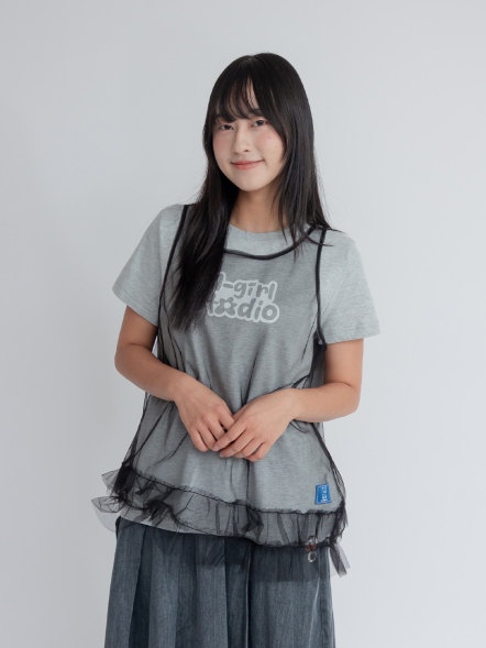 網紗真兩件上衣