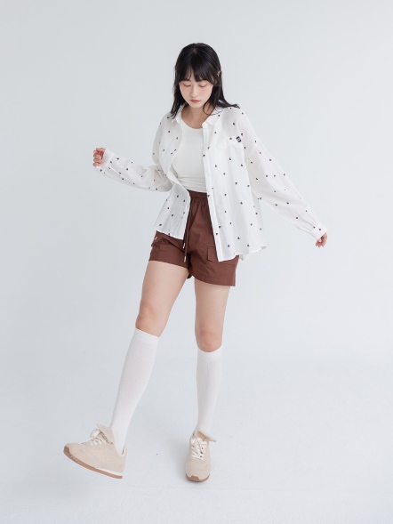 立體鬍子棉襯衫