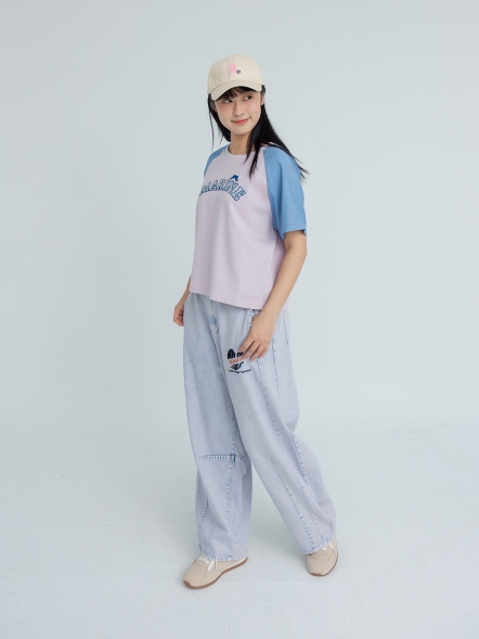 撞色貓貓抓鬚上衣