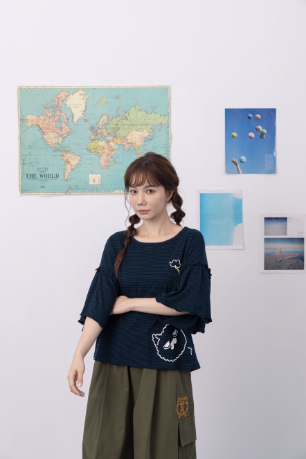 公主袖miru上衣 (3色)