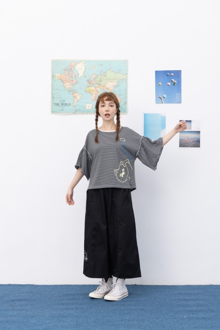 公主袖miru上衣 (3色)