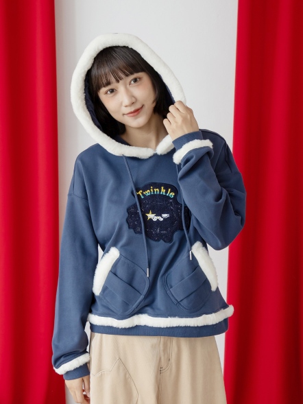 可愛甜萌風連帽上衣