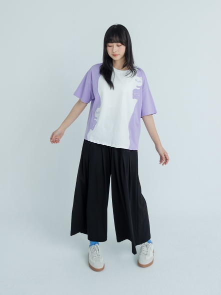 重工貓刺繡上衣