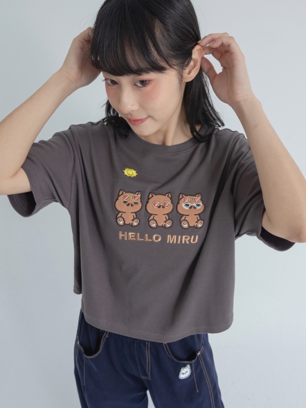 撞色曬傷MIRU上衣