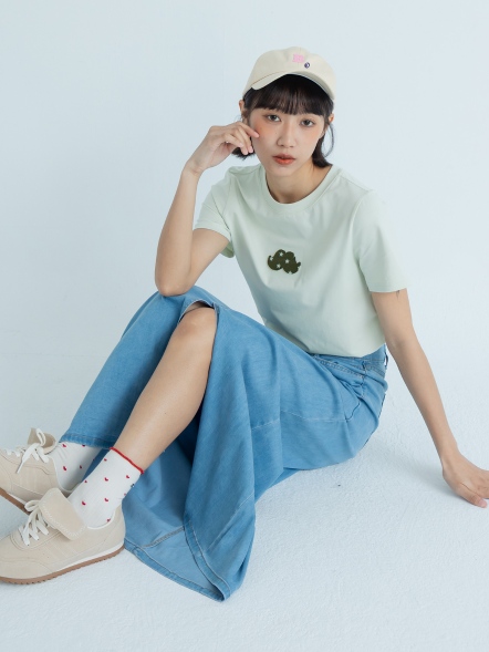 星燦工藝牙刷繡星星鬍子設計上衣